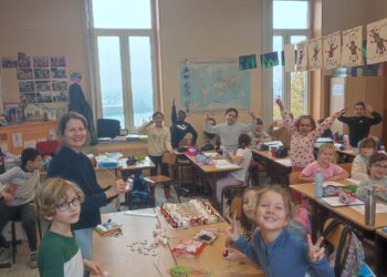 Préparation du marché de Noël