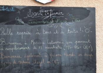 Mardi 24 février 2026 – Belle fête aux Modeste ! Happy birthday to Ilyas en CE2 !