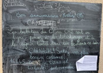 Mardi 3 février 2026 – Belle fête aux Blaise ! Happy birthday to Arthur en CM2 !