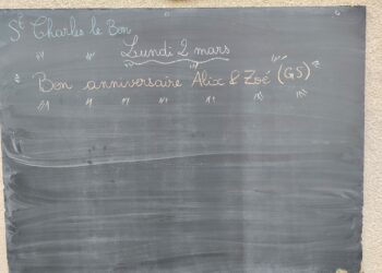 Lundi 2 mars 2026 – Saint Charles le Bon !