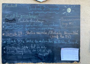 Vendredi 20 mars 2026 ! Saint Herbert ! C&rsquo;est le Printemps ! Un très bel anniversaire à Hugo M. en MS !