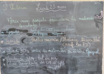 Lundi 23 mars 2026 – Saint Victorien !