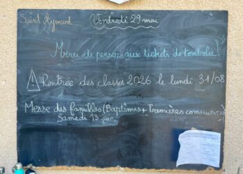 Vendredi 29 mai 2026 – Saint Aymard !