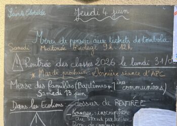 Jeudi 4 juin 2026 – Sainte Clotilde !