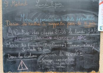 Lundi 8 juin 2026 – Saint Médard