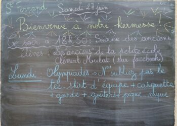 Samedi 27 juin 2026 – Belle fête aux Fernand ! C&rsquo;est la kermesse !