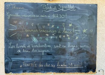 Vendredi 3 juillet 2026 – Bonne fête aux Thomas ! Belles vacances à tous !